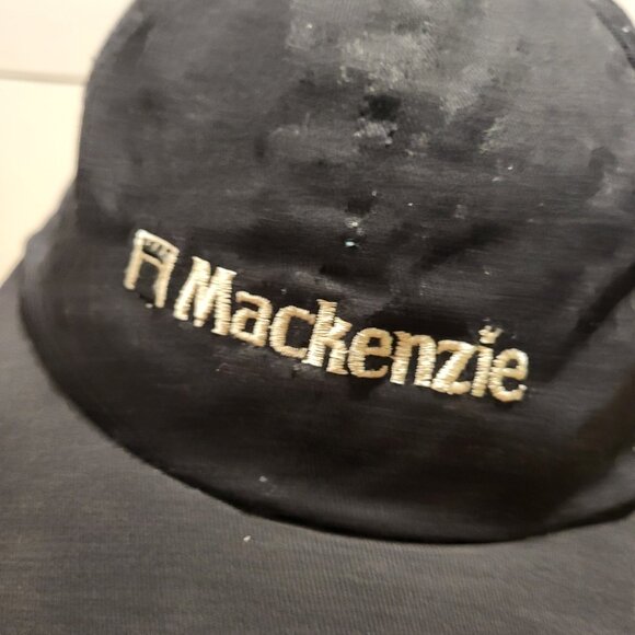 Mackenzie University Hat Strapback Baseball Vintage Cap Trucker Black - Picture 2 of 9